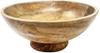 Olympia Schaal met Voet Mango Hout 280mm - HY758