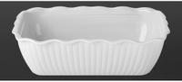Olympia Kristallon Middelgrote Saladebak - Wit - HY804