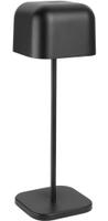 Olympia Lucca Tafellamp Vierkante Koepel Zwart 300mm - HZ212