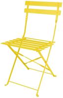 Bolero Perth Zachtgele Trottoirstijl Stalen Inklapbare Stoelen (2stuks) - HZ365