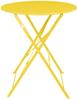 Bolero Perth Zachtgele Trottoirstijl Ronde Tafel 600 Mm - HZ369