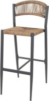 Bolero Eden PE Gevlochten Rattan Outdoor Barkrukken Naturel (2stuks) - HZ594