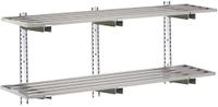 Gastro M HZ778 Gastro-M Compleet wandrek 2 niveaus 160x40cm - volledige montageset (excl. schroeven)