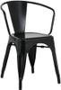 Bolero HZ806 Bistro Curve Armstoelen Zwart (4 stuks)