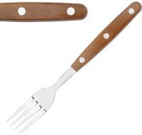 Olympia Steekvorken met PP Hout Effect Handvatten (12 Stuks) - HZ971