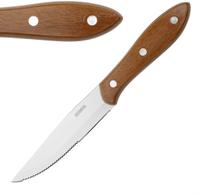Olympia Jumbo Steakmessen met PP Houteffect Handvatten (12 Stuks) - HZ973