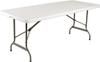 Bolero inklapbare tafel wit 183cm | L001