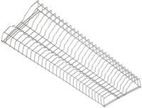 Rvs Borden Afdruiprek | 91,5cm | Vogue | L441