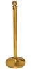 Bolero messing afzetpaal met bolle knop | S652