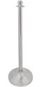 Bolero verchroomde afzetpaal met vlakke knop | S653