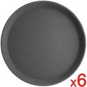 Bulk Koop 6 Olympia Kristallon Polypropyleen Ronde Antislipdienbladen - S658