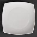 Olympia Whiteware vierkante borden met afgeronde hoeken 18,5cm | U169