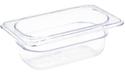 Polycarbonaat Bak | Transparant | Gn1/9 | 6.5cm Hoog | Vogue | U242