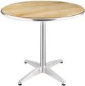 Bolero ronde tafel met essenhouten blad 80cm | U429