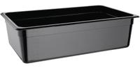 Gn Bak | Polycarbonaat | Zwart | Gn1/1 | 15cm Hoog | Vogue | U456