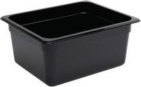 Gn Bak | Polycarbonaat | Zwart | Gn1/2 | 15cm Hoog | Vogue | U460