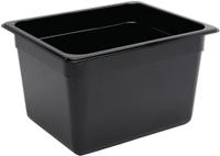 Gn Bak | Polycarbonaat | Zwart | Gn1/2 | 20cm Hoog | Vogue | U461