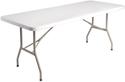 Bolero rechthoekige inklapbare tafel grijs 1,83m | U579