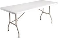 Bolero rechthoekige inklapbare tafel grijs 1,83m | U579
