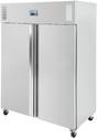 Polar | Professionele 2-deurs vriezer | RVS | 1300 liter | U635