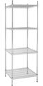 Voorraadrek | 4 Schappen | 61X61cm | Vogue | U884