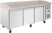 Polar U-Series Bakkerij Counter Koelkast met Granieten Blad 634Ltr - UA082