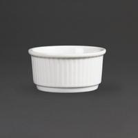 Olympia Whiteware stapelbare ramekins 8cm | W421