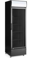 Arktic 236932 Backbar koelkast met lichtbak, enkele deur, , 254L, Zwart, 220-240V/250W, 578x605x(H)1980mm