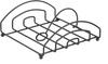 Hendi Servettenhouder zwart - 427163