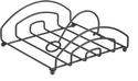 Hendi Servettenhouder zwart - 427163