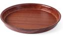 Hendi Dienblad Mahonie - Rond 360x30 mm - antislip - Woodform - 507766