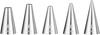 Hendi Spuitmondjes rvs set 5 glad 2-4-6-8-10 mm | 551691