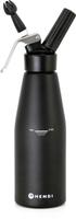 Slagroomapparaat Kitchen Line Zwart, HENDI, Kitchen Line, 0,95L, Zwart, Diameter 95 Mm - Hoogte 320 Mm - 588598