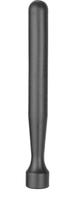 Cocktail Muddler, BarUp, Gladde Kop, Zwart, ø34x207mm - BarUp 596944