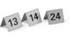 Hendi Tafelstandaard nummers 13 - 24 rvs 55x52x35 mm | 663851
