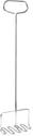 Hendi Pureestamper rvs 180x770 mm zware solide uitvoering | 693209