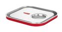 Deksel voor GN Containers met Siliconenrand - HENDI - Kitchen Line - GN 2/3 - 354x325mm - 807613