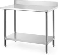 HENDI 817568 Werktafel met spatrand, , Budget Line, 1000x600x(H)950mm