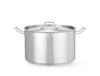 Kookpan Middel - met Deksel - HENDI - Profi Line - 23,5 Liter - Diameter 36 cm - Hoogte 23 cm - 831700