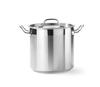 Kookpan Hoog - met Deksel - HENDI - Profi Line - 6L - Diameter 20 cm - Hoogte 19 cm - 832202