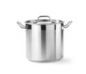 Kookpan Hoog - met Deksel - HENDI - Profi Line - 6L - Diameter 20 cm - Hoogte 19 cm - 832202