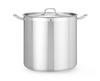 Kookpan Hoog - met Deksel - HENDI - Profi Line - 50L - Diameter 40 cm - Hoogte 40 cm - 832806