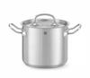 Kookpan Hoog - met Deksel - HENDI - Kitchen Line - 2,8 Liter - Diameter 16 cm - Hoogte 14 cm - 837108