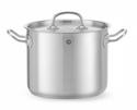 Kookpan Hoog - met Deksel - HENDI - Kitchen Line - 5L - Diameter 20 cm - Hoogte 16 cm - 837207
