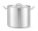 Kookpan Hoog - met Deksel - HENDI - Kitchen Line - 21L - Diameter 32 cm - Hoogte 27 cm - 837603