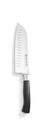 Hendi Santokumes hol geslepen 180mm zwart POM heft Profi Line |844274