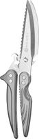 HENDI 856420 Demonteerbare pluimveeschaar, , (L)265mm