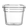 Hendi Gastronormbak 1/6 | 150 mm hoog | polycarbonaat transparant | 861714