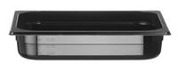 Hendi Gastronormbak 1/2 | 65 mm hoog | polycarbonaat zwart | 862438