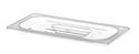 Hendi Gastronormdeksel z/uitsp. 1/3 polycarbonaat transparant |864135